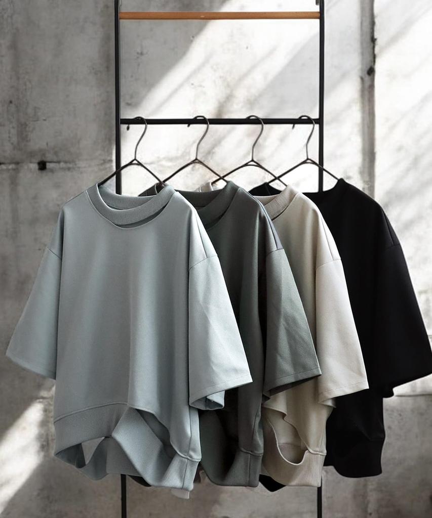 antiqua Asymmetric Neck Dry One Size Gray Women's Top, 3/4 Sleeves, Touch, KYO-0027, 15,