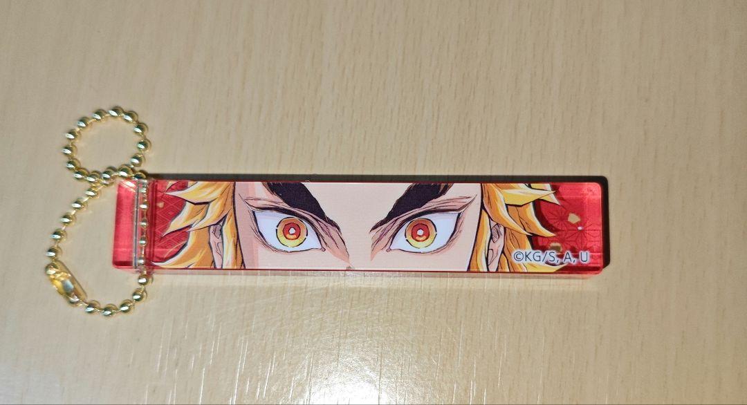 

[USED] Demon Slayer: Kimetsu no Yaiba Pillar Exhibition Rengoku Kyojuro Acrylic Block Keychain