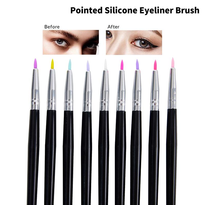 Silikon Make-up Pinsel Eyeliner Make-up Werkzeuge Nail Art DIY Nagel Pinsel Gesichtspinsel Beauty Make-up Pinsel