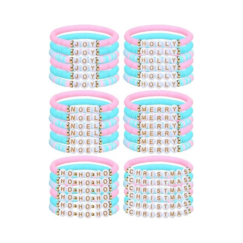 JYL TS Bracelet Christmas Stackable  Festive Elements Invites Holiday Blessings