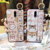Anti-knock Silicone Phone Case For Nokia 2.3 Durable Soft Case Kickstand Lanyard Phone Holder Shockproof Wrist Strap