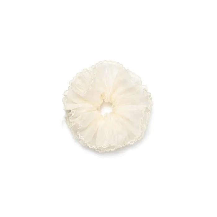 Mesh Ruffle Scrunchie