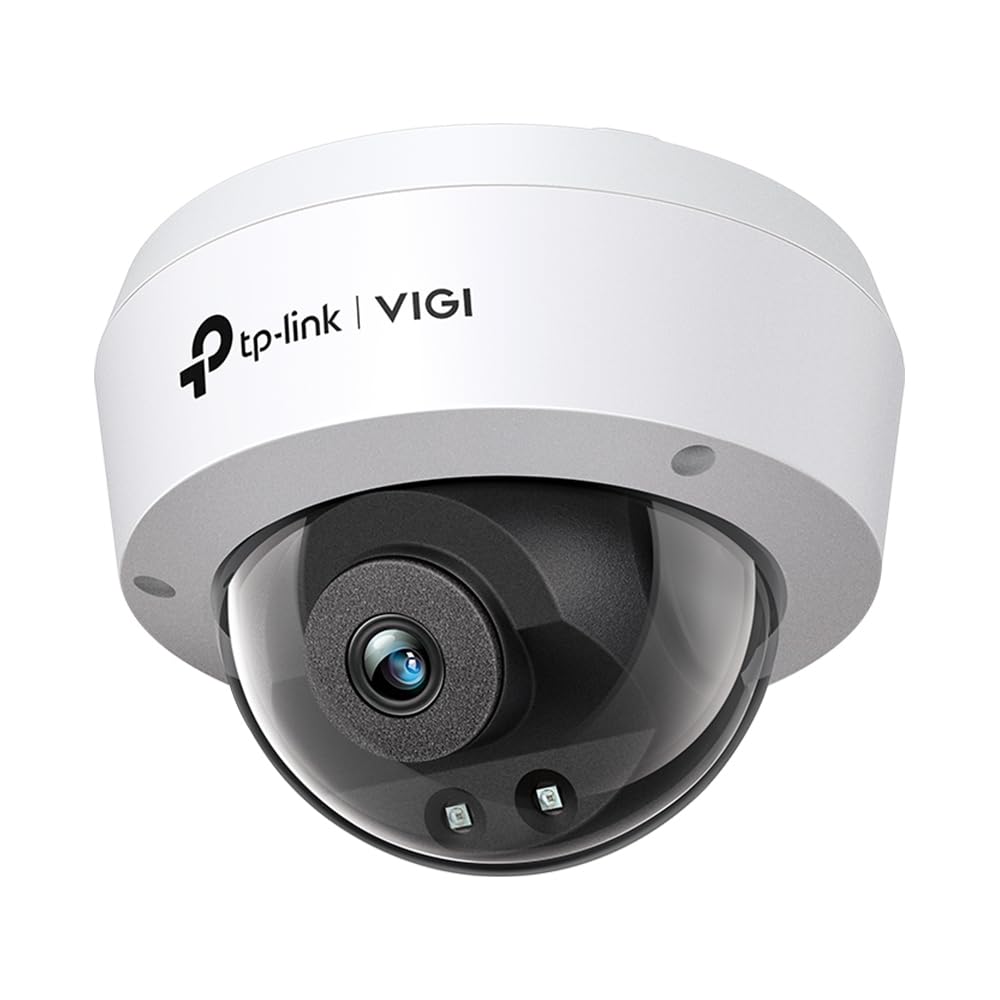 

VIGI C220I 2MP IR Dome Network Camera Smart Security CCTV 4mm Lens IK10 Vandal Proof IP67 Waterproof Smart Video Enhancement Night Vision 1080P білий