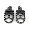 Motorcycle Footpegs Footrests Yamaha VMAX 1200 1700 XJR1200 XJ1300 Aftermarket Front Rear Pegs Black