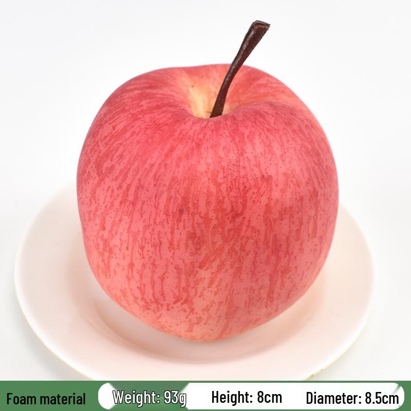 Red Delicious Artificial Apple Ornament for Decorations