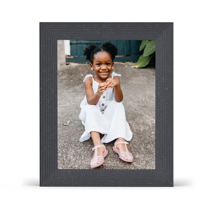 Cadre photo numérique Aura Noir Mason Luxe 9.7'