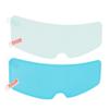 24.5cm/9.6in Motorcycle Helmet Rainproof Anti Fog Visor Film Set Interior Exterior High Transparency Universal