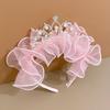Girls Mesh Crown Headband, Holiday Hair Accessories