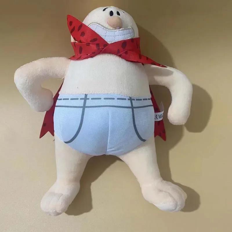22cm Niedlicher Anime Captain Unterhose Plüsch für Mädchen Jungen Kinder Kuscheltiere für Kinder Weihnachtsgeschenke