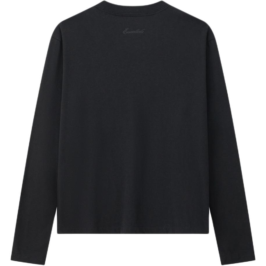 Fear Of God Essentials Ss26 Solid Color Comfortable Crew Neck Long Sleeve T-Shirt Unisex Tops 125SP264271F
