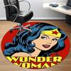 1pc Wonder Woman Office Round Area Rug, Under Office Chairs Bedroom Living Room Home Decor, Room Deco, Available in Various Sizes