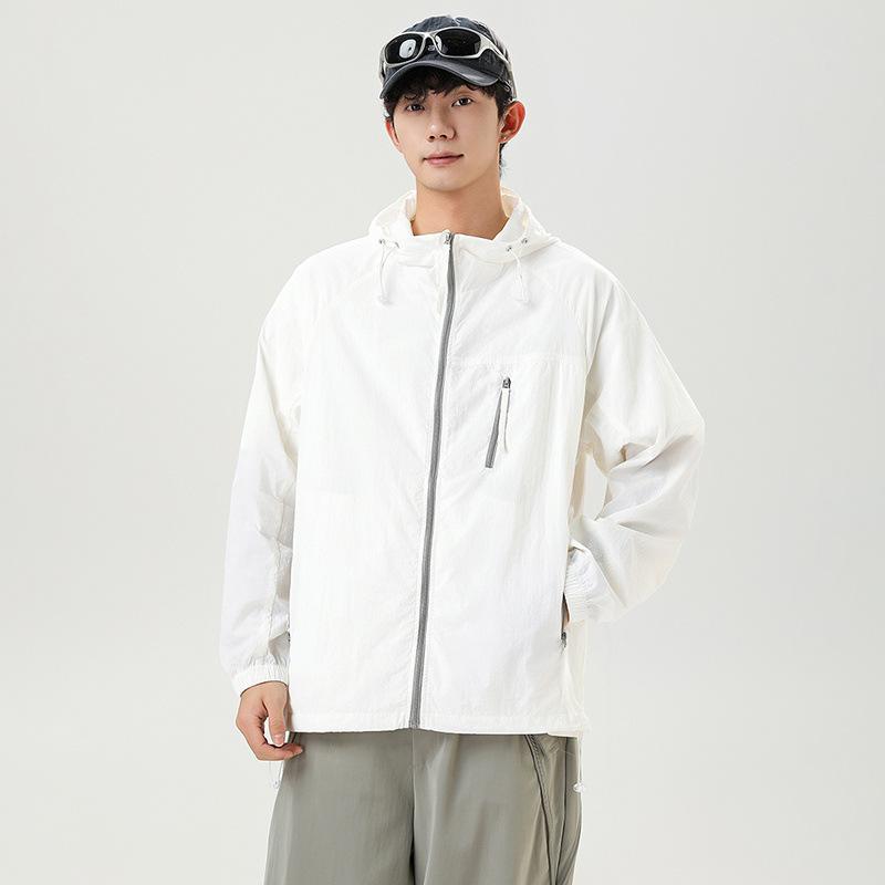 UPF10 + Ice Silk Sunscreen Clothing Men's Summer 1011 New Light and Breathable UV Protection Charge Jacket