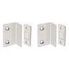 1-10PCS Ultra Thin Latch Cupboard L Type Door Closer Cabinet Catches Door Stopper Furniture Fittings Strong Magnetic Door Closer