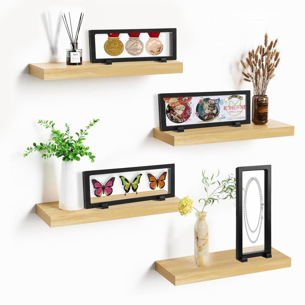 Set of 5 Rubber Strap and Acrylic Keychain Storage and Display Stands – Durable, Highly Transparent Badge Display Case with Removable Base, Stylish