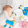Baby Plush Cow Soothing Toy With Crinkle Sound For Newborn Sleep Aid
