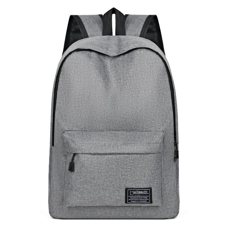 Schoolbag manufacturer casual men's simple backpack men's Korean version backpack large capacity middle school student schoolbag computer travel bag