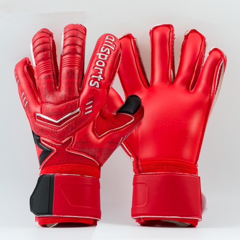 

Мужские Женские Детские Профессиональные Вратарские Перчатки Футбол Футбольные Вратарские Перчатки Нескользящие Утолщенные Латексные Перчатки Защита Пальцев kids size 5 красный