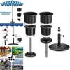 Plastic Umbrella Base Adapter With Screw Fixing For Solar Umbrella Stand And Support Pole
