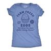 Farm Fresh Eggs T-Shirt: Funny Easter Farmer Mom Shirt