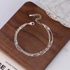 Women's Multi-Layer Sparkling Wave Chain Bracelet - Versatile, Fashionable, Niche