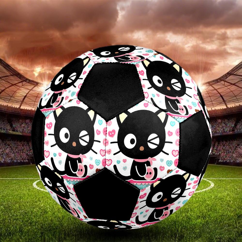 Chococat Soccer Ball Colorful All Ages Machine Stitched PVC Competition Ready Durable High-Bounce.SIZE5