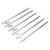 6Pcs Tent Stakes Pegs Anti Dropping Good Fixability Flat Head Design Easy To Use Outdoor Camping Tent Pegs for Hiking