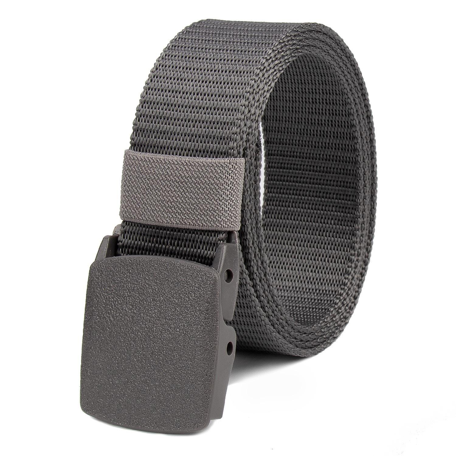 Nylon Belt Men S Tactical Tooling Outdoor Sports Belt Student Military Training Canvas Belt серый