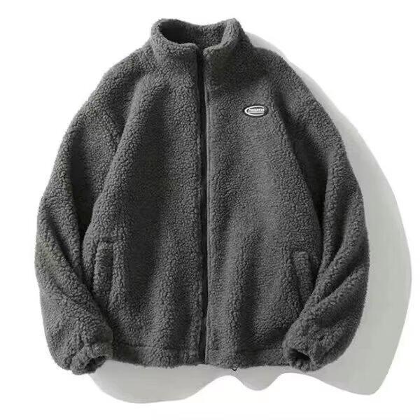 Men's Trendy Lambswool Cotton Jacket - American Casual Autumn/Winter 2024 Retro Outerwear