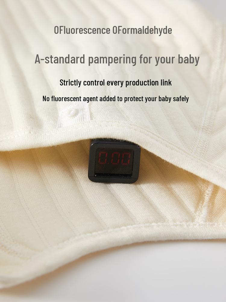 Herbst/Winter Neugeborenen Baumwoll-Strampler: Dünn, Entbeint, Warmluft-Baumwolle