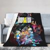 Super Soft Dispatch Game Character Collage  Throw Blanket Premium Fleece Flannel Lightweight  Bed Blanket Cozy Fluffy Blankets