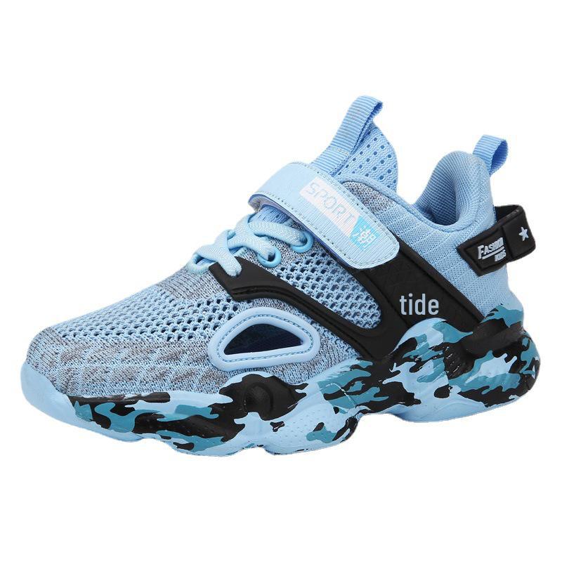 Atmungsaktive Sportschuhe für Jungen: Kinder-Mesh-Sneaker für Frühling/Sommer