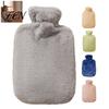 Reusable Hot Water Pouch PVC Bottle with Plush Cover, 1000/2000ML Leakproof Bag, 2000ML Cold Compress for Shoulder, Back, Hand, Legs, Period
