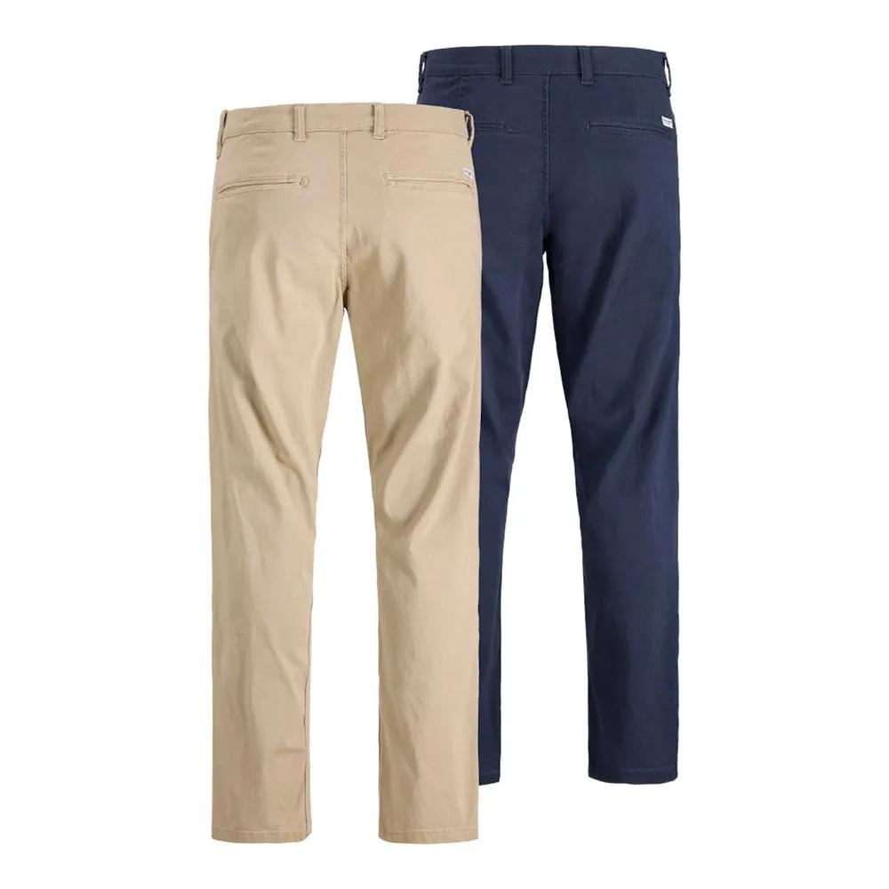 Jack-and-Jones Chino Pants Mid-rise Zipper Unisex