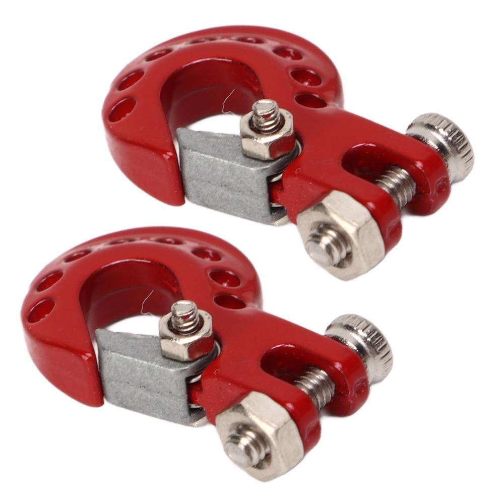 2Pcs RC Car Accessories RC Trailer Hook for SCX10/D90/D110/TF2/TRX4/Tamiya CC01 Climbing Car