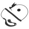 3.5MM Walkie Talkie Headset Earpiece Ear Hooked Clear Sound Quality 1 Pin Black for Two Way Radios