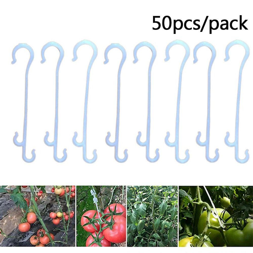 50 KS 13/16cm Háček na rajčata Mřížovina Pevné přezky Háčky Opakovaně použitelné Klipy na upevnění vinné révy