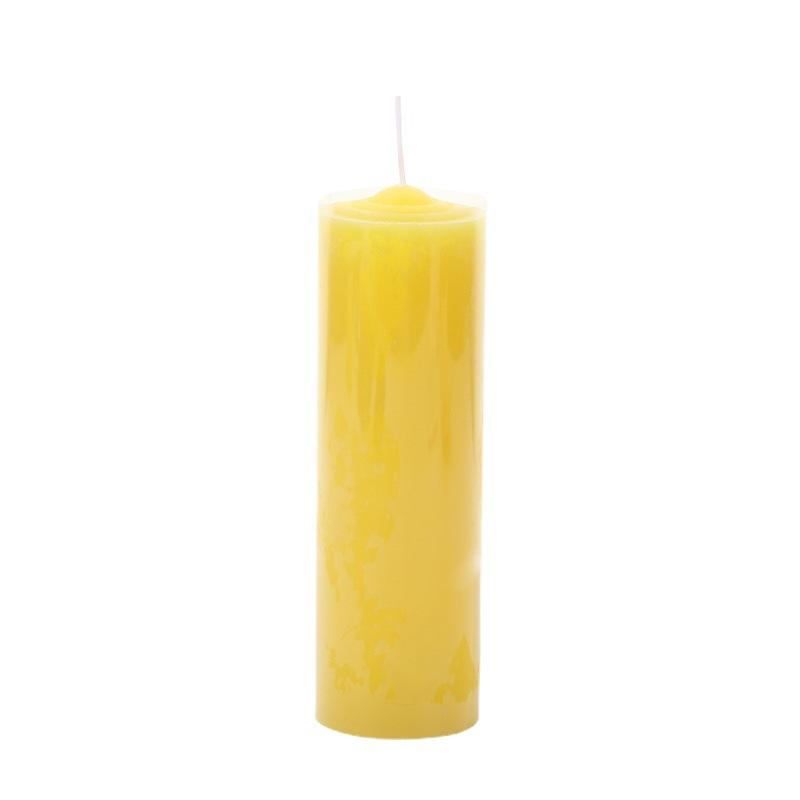 Home Lighting Emergency Bold Red and White Candle Color Odorless Greenhouse Long Pole Cylindrical Large Candle