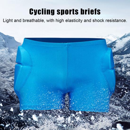 Kids Cycling Underwear Shock Absorbing EVA Padded Bike Shorts Breathable Mountain Road Bike Riding Skateboarding Skiing Protective Shorts
