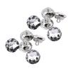 50pcs Crystal Diamante Rhinestone Round Buttons for Clothes Crafts Headboard Sofa