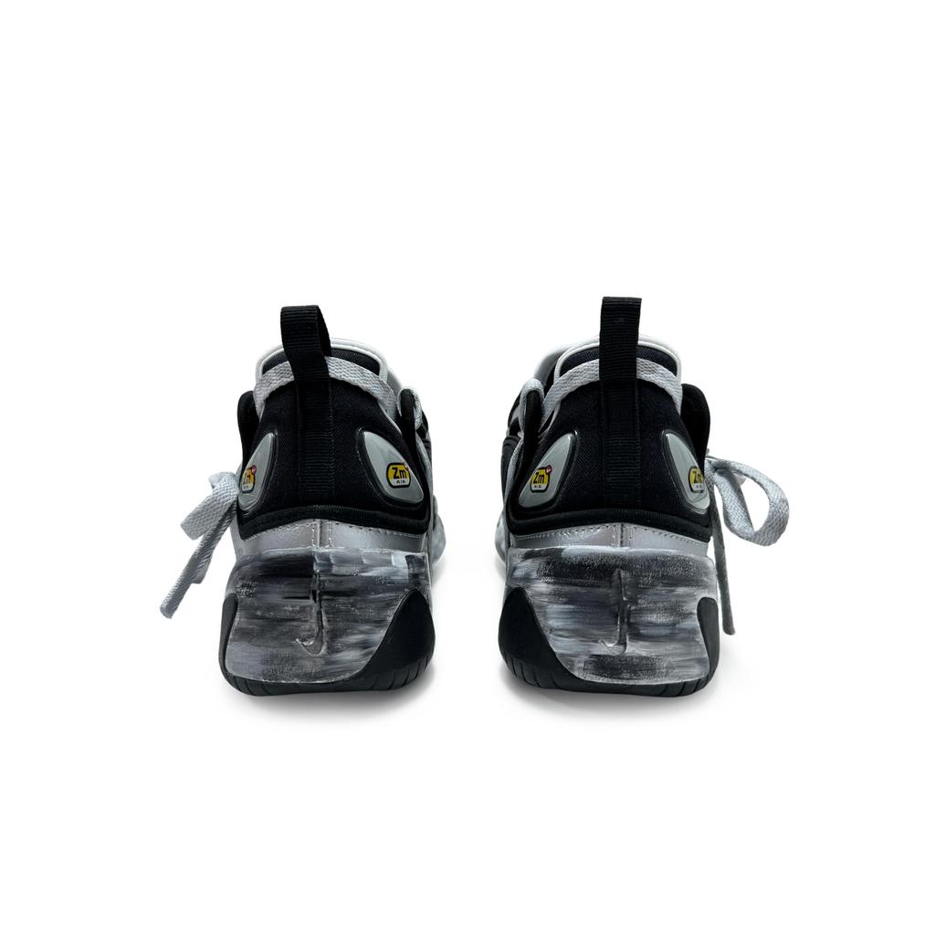 Nike Zoom 2K Slip Resistant, Abrasion Resistant, Breathable Mid top Training Running Shoes Women's Black Silver AO0354-100(Team80-)