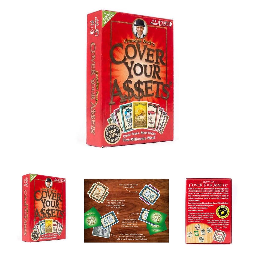 Děda Beck's Kryj si majetek Rodinná karetní hra se strategií Pro domácí hraní a děti