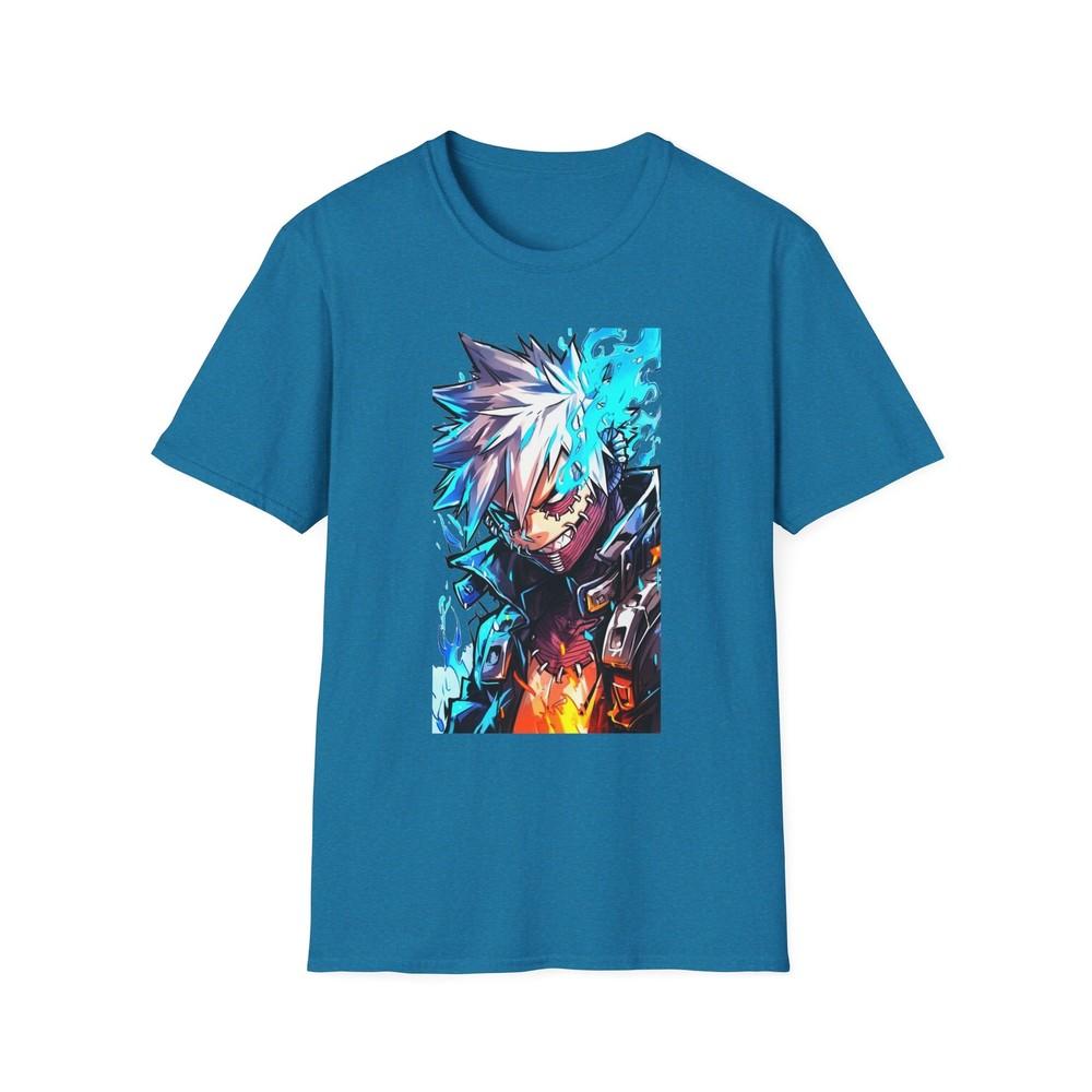 Anime Soft TShirt Dabi Toya Todoroki Unisex Jl Anime Front Printed Tee