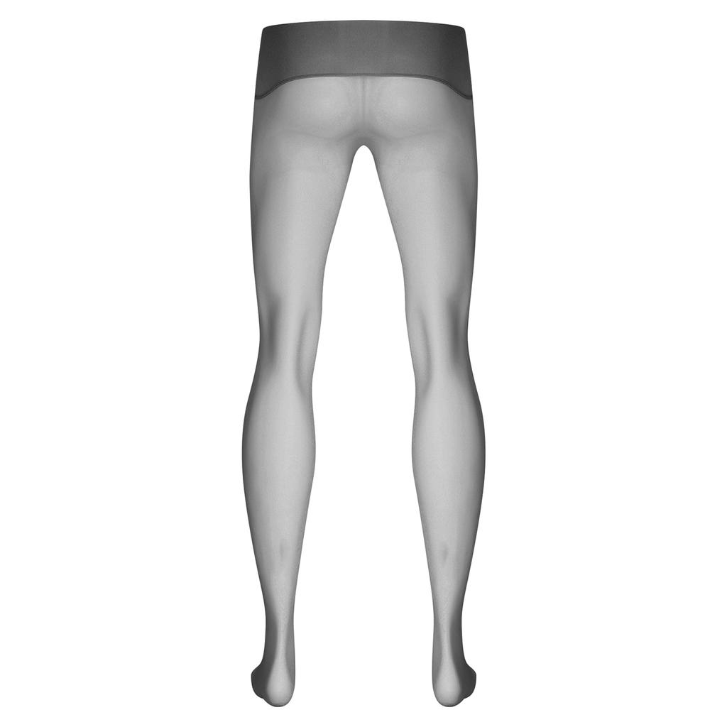 Herren Ultra Dünne Dehnbare Strumpfhosen Strümpfe Hoher Bund Nahtlos Durchsichtig Leggings Nachtwäsche