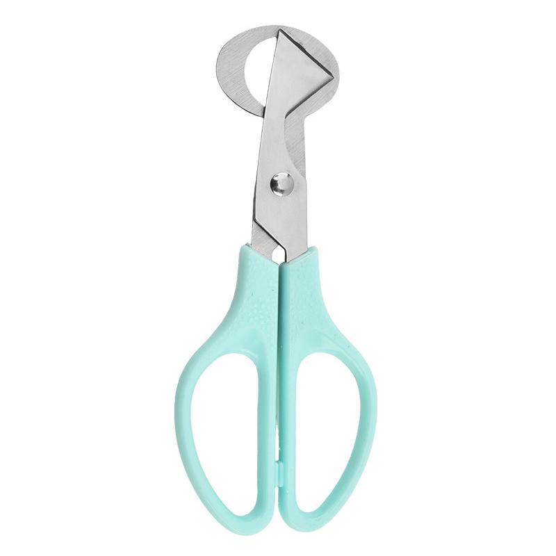 1Pc Stainless Steel Quail Egg Shell Scissors - Rust-Resistant Durable Kitchen Tool,  for Quail Egg Cutting & Cigar Trimming