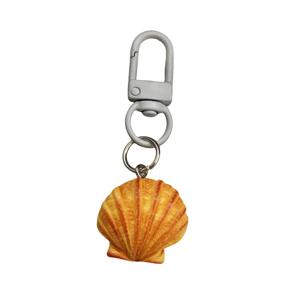 Handmade Lovely Bread Keychain Pendant Sturdy Materials Lovely Bowknot Designs Accessory for Vehicle Interior Decorati