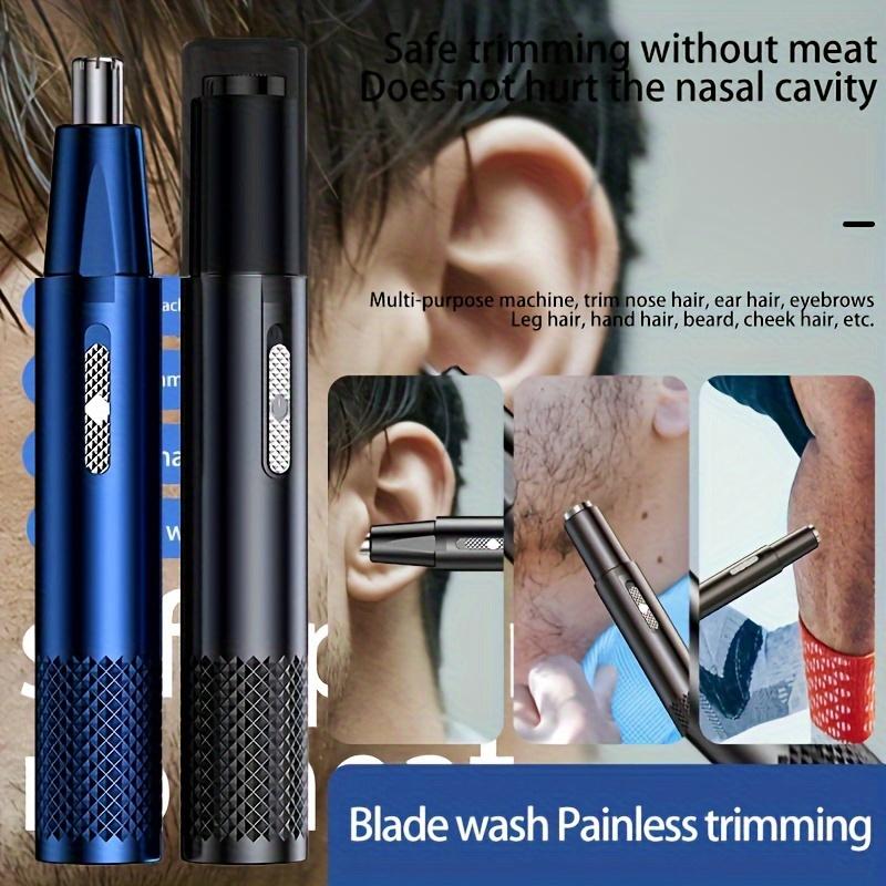 1PC Nasal hair trimmer USB rechargeable trimmer nasal hair electric shaver trimming nasal hair for men and women.