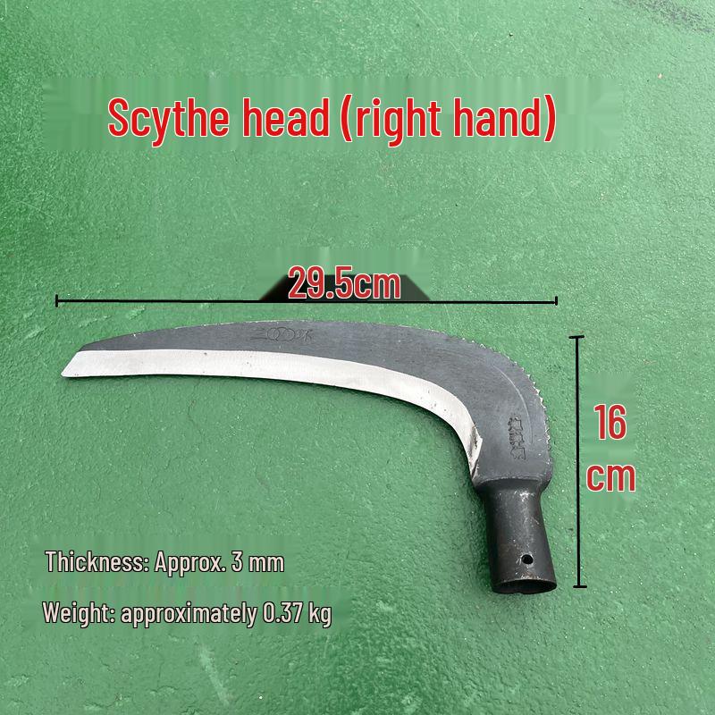 Manganese Steel Forged Large Scythe with Long Handle for Grass and Reed Cutting