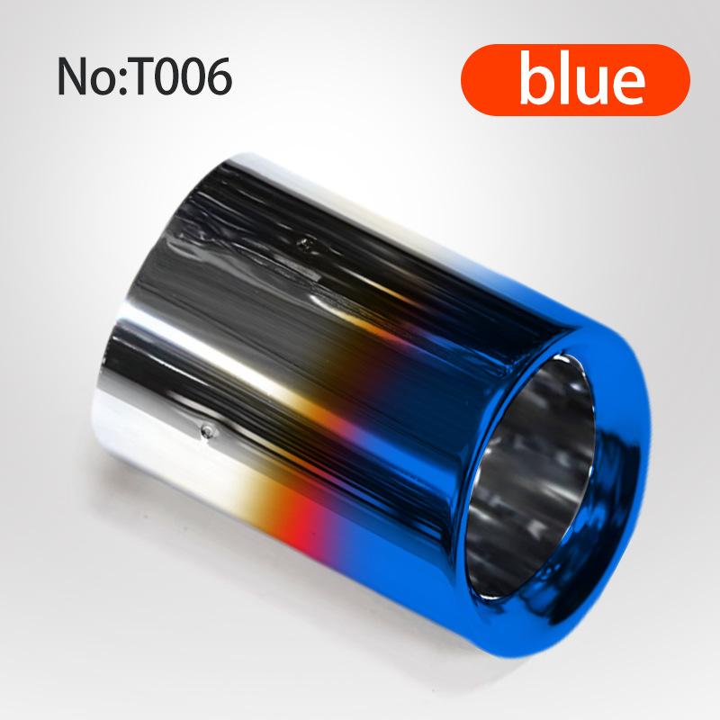 

Car Auto Exhaust Muffler Tip Pipe Stainless Steel Chrome Trim Rear Tail Throat For BMW X4 X3 2018-202 1PC синій