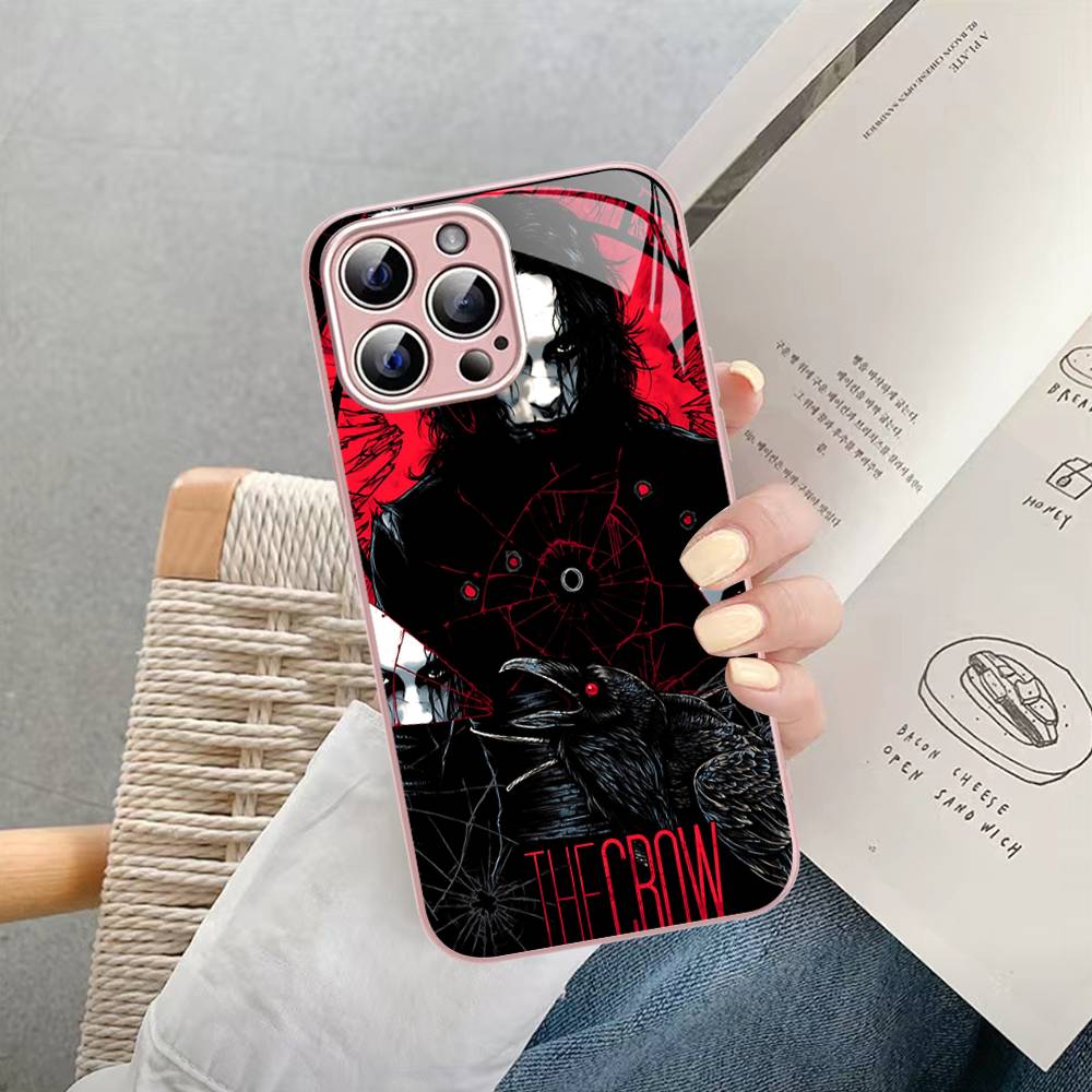 T-The C-Crow Classic Movie Tempered Glass For Iphone 14 13 12 11 Pro Mini XS MAX 14Plus X XS XR Cover