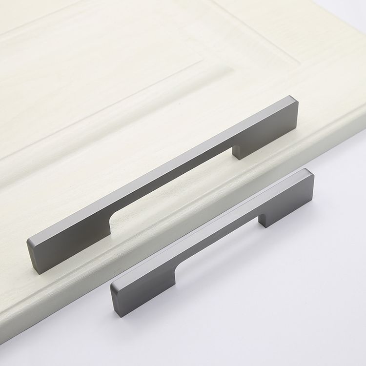 Long Solid Aluminum Handle Manufacturers Metal Decorative Cabinet Knobs Handles for Furniture Drawer Pull Handle
